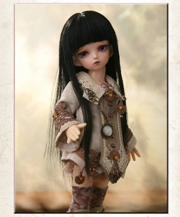 Парик для куклы Bjd SD 6 7 дюймов прямой 1/6|doll wig|for bjdbjd sd |