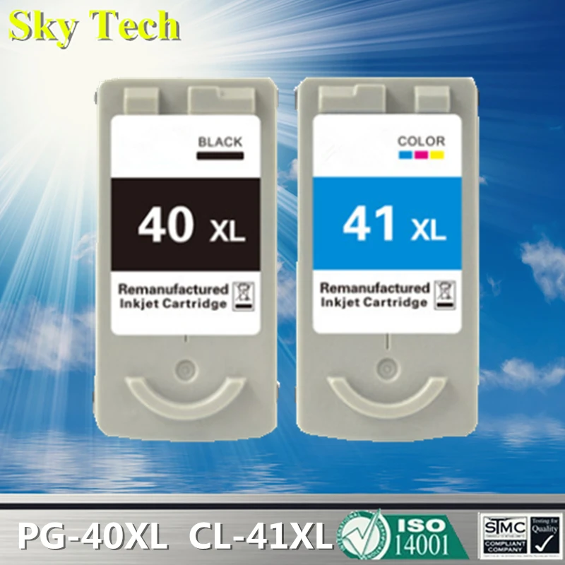 Качественный струйный картридж для Φ PG40 CL41, для Canon iP1200 iP1300 iP1600 iP1700 iP1800 PG-40 и т. д.
