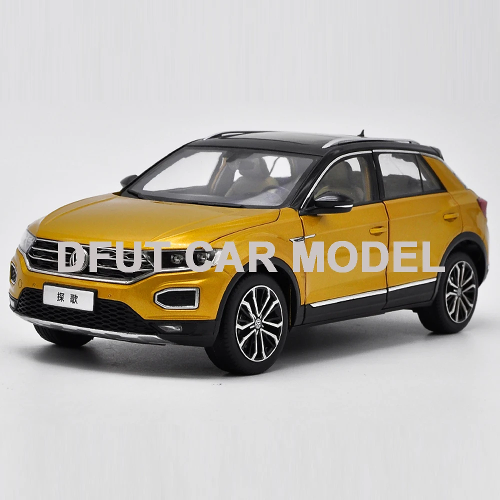 Автомобиль игрушечный из сплава в масштабе 1:18 модель модели T-ROC 280STI автомобили