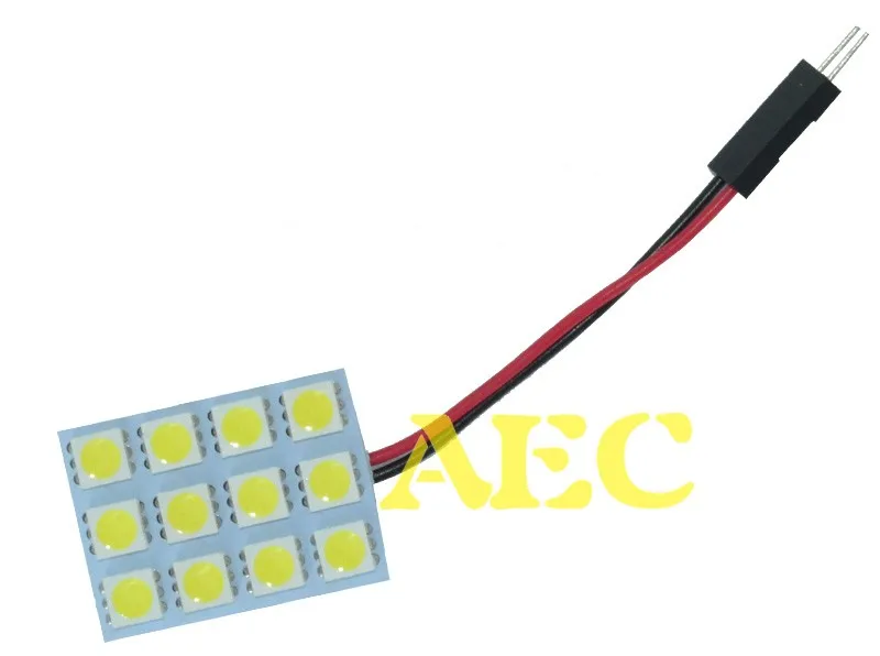 10 компл./лот светодиодная купольная панель светодиодный SMD 5050 Светодиодная 12SMD