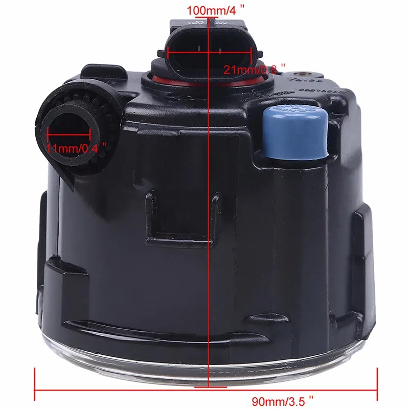 2 шт. автомобильный Стайлинг светодиодный Противотуманные фары (левый + правый)