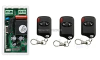 most simple wiring 220v 1ch wireless remote control switch system 1receiver 3transmitters for appliances gate garage door