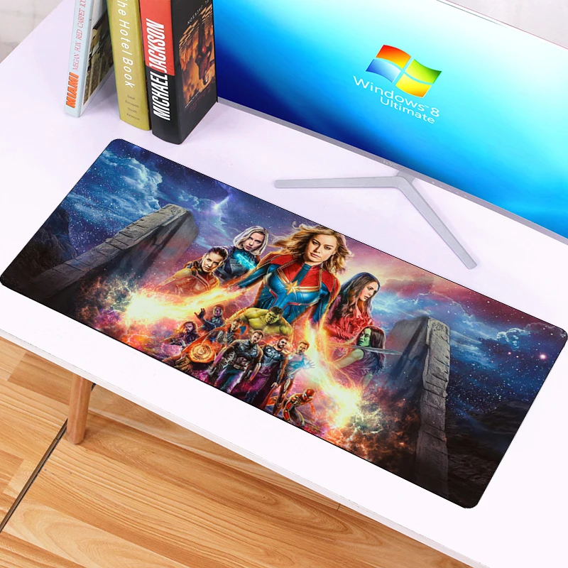 Коврик для мыши Avengers Endgame большой игровой коврик 70x30 см нескользящий ноутбука |