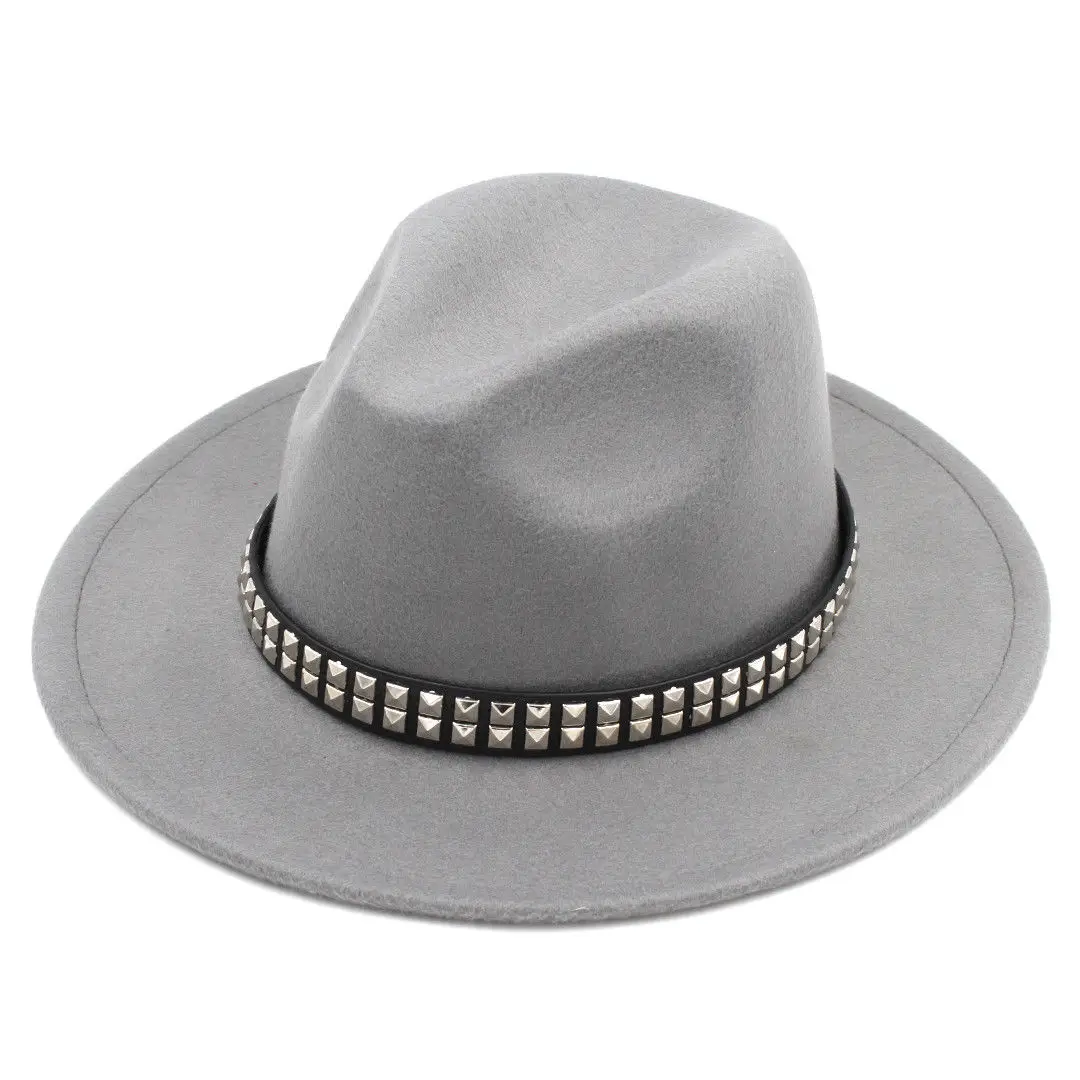 Mistdawn унисекс полушерстяные Панама шляпа с широкими полями Fedora Шляпа Кепки s