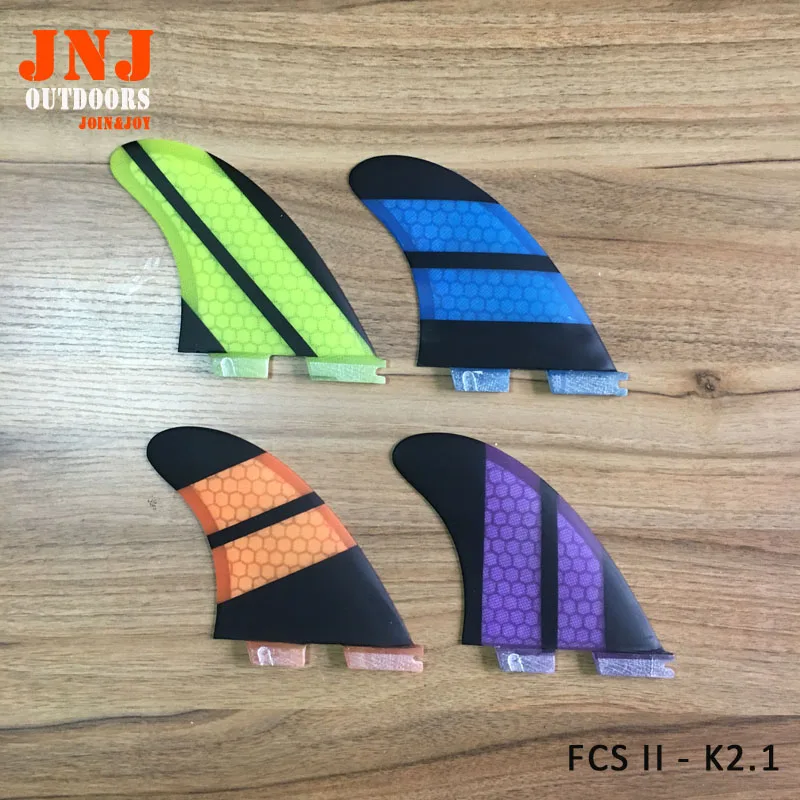 FCS2 плавники K2.1 из стекловолокна горячая Распродажа доски для серфинга FCSII FCS 2
