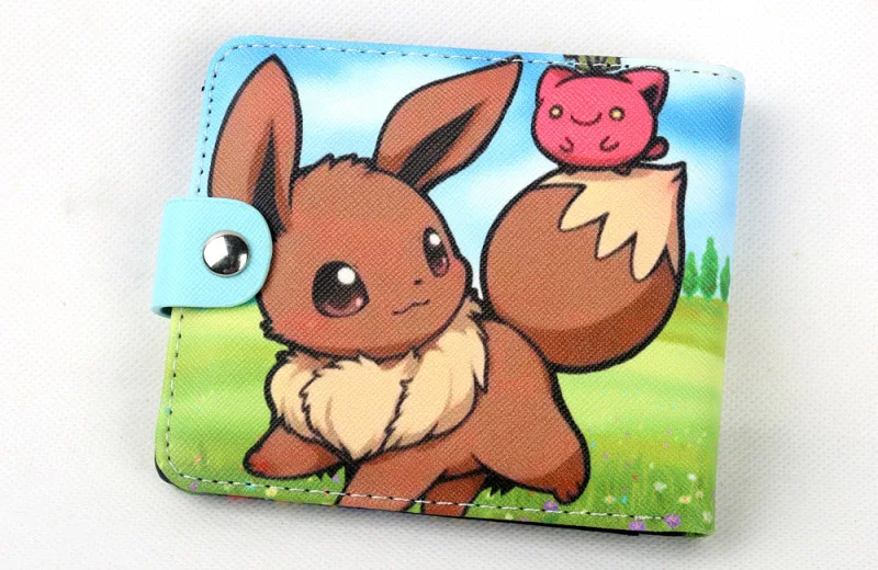 Pokemon Go тыкать центр Poke ball Пикачу Бумажник PU Короткие Кошелек