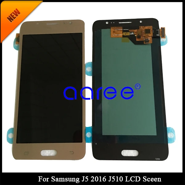 100% протестированный Регулируемый OLED для SAMSUNG J5 2016 J510 ЖК дисплей Samsung J7 экран