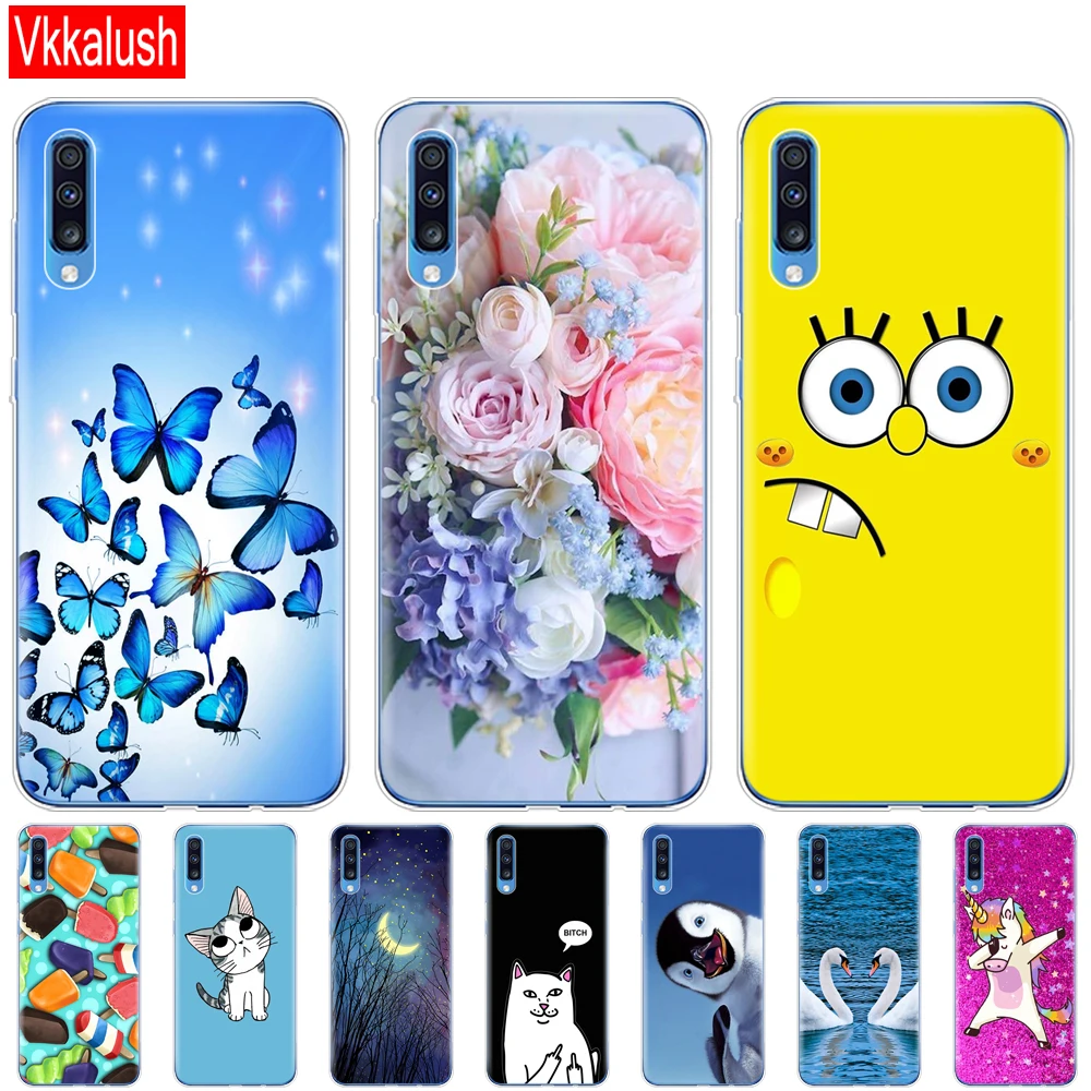 Для samsung A70 чехол Мягкий ТПУ задняя крышка для телефона samsung Galaxy A70 силиконовый чехол s Coque Capa A 70 A705 A705F бампер