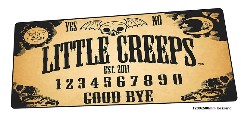 size 1200x500x2mm Ouija доска коврик для мыши 1200x500 мм коврики для мыши Инди-поп игровой коврик для мыши геймер эстетика персонализированные коврики для мыши Клавиатура ПК pad - Цвет: size 1200x500x2mm