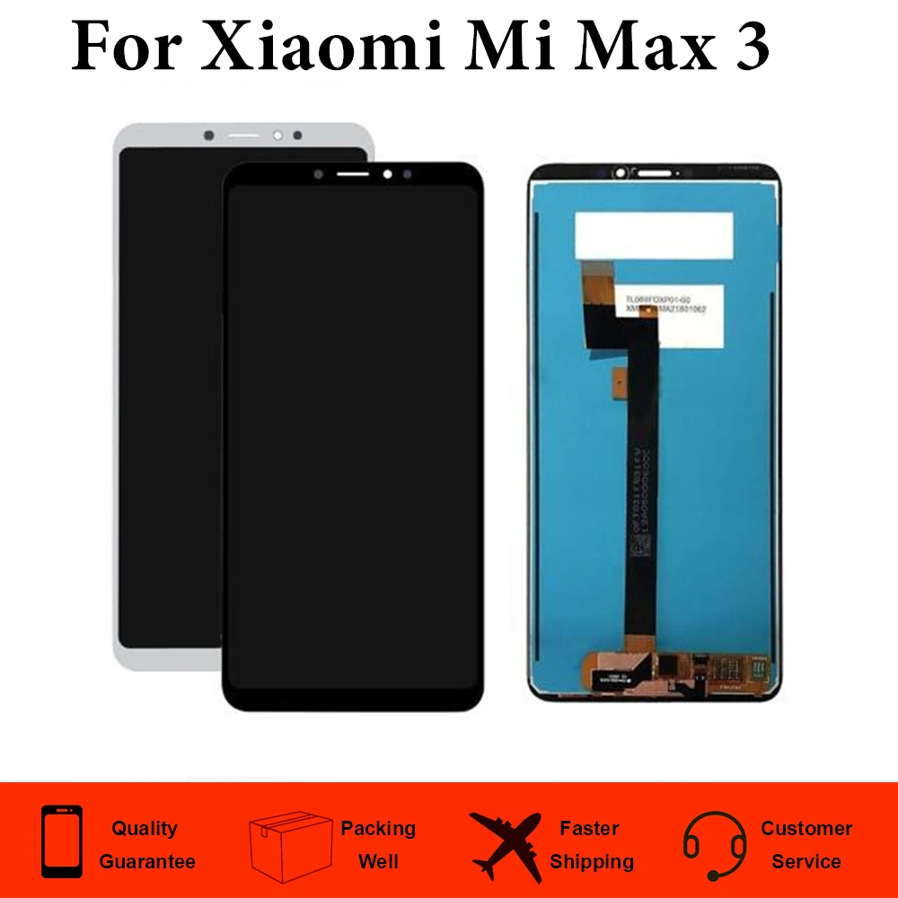 6 9 дюймов Max 3 Оригинальный ЖК дисплей с сенсорным экраном дигитайзер GLALL панель в