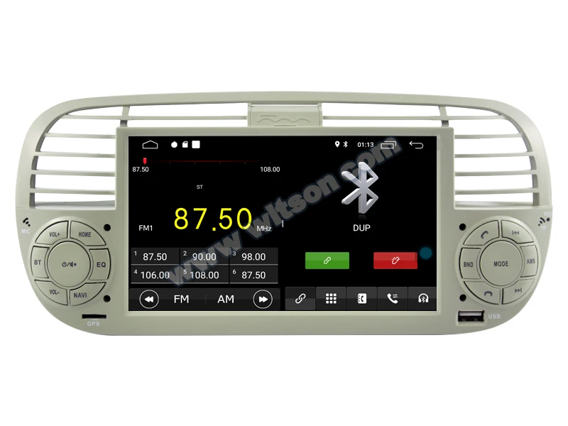 WITSON Android 9,1 Автомагнитола для FIAT 500 2 Гб ОЗУ 16 ГБ флеш gps Авто Стерео навигация+ DAB+ OBD+ TPMS+ DVR+ wifi