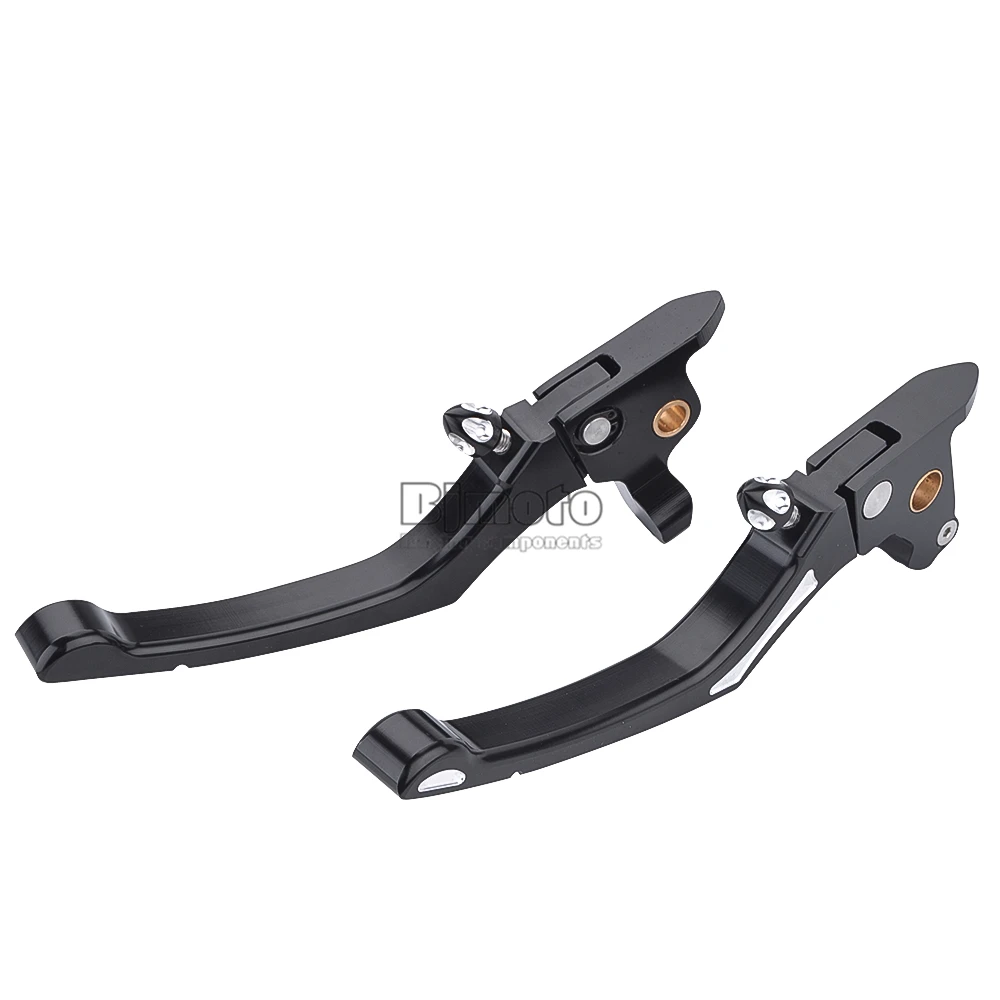 BJMOTO CNC Adjustable Motorcycle Brake Clutch Levers For Harley Touring Models-later Motocross with hydraulic Clutch