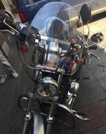 Мотоциклетное ветровое стекло для Yamaha VStar 400 650 1100 1300 Virago Xv 250 535 750 Road Star Custom Chopper |