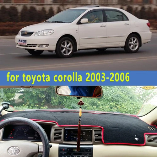 Аксессуары для приборной панели dashmats крышка toyota corolla 2003 2004 2005 2006|cover for|toyota covercorolla