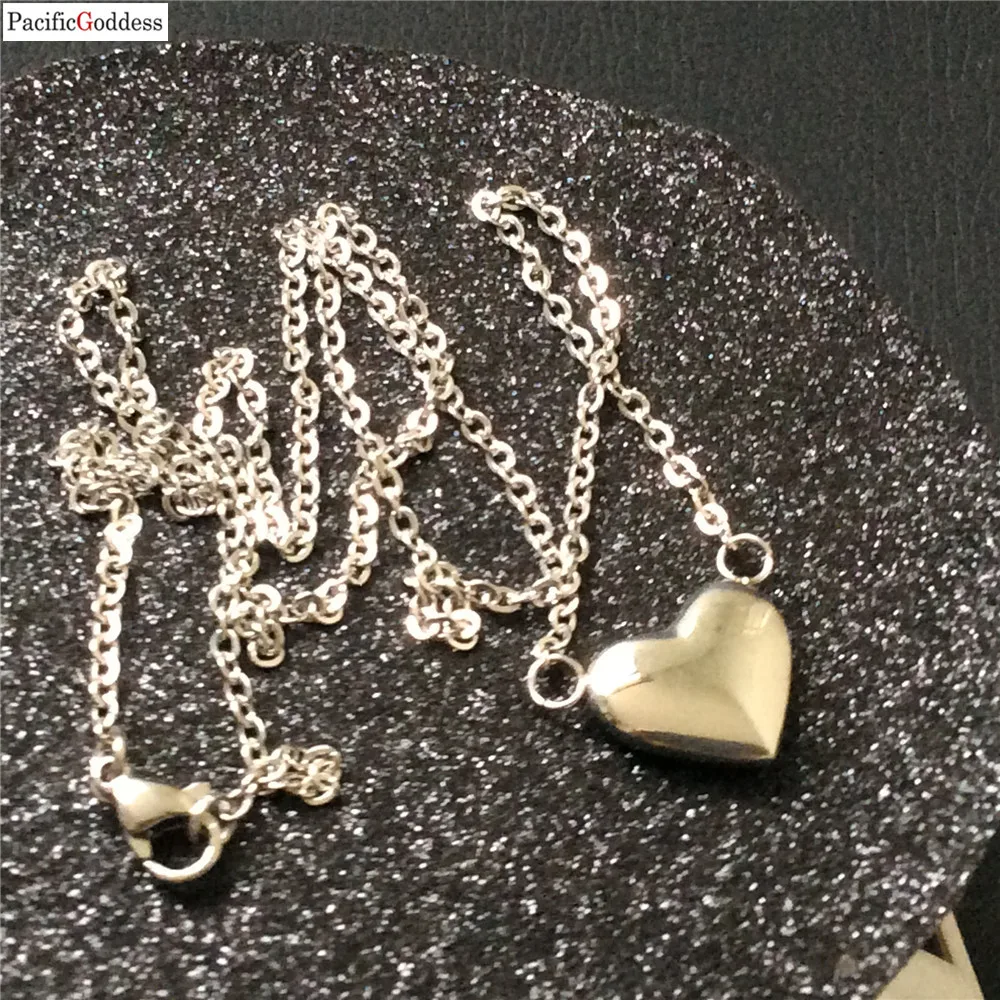 fashion stainless steel big heart pendant cute Necklace For girl | Украшения и аксессуары