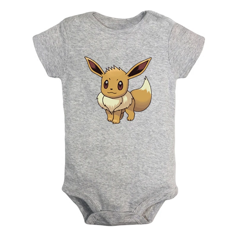Детский комбинезон с покемоном Иви из мультфильма Jolteon Vaporeon для новорожденных