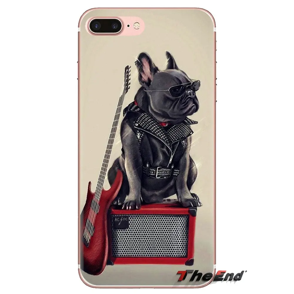 Soft Silicone TPU Case whimsical french bulldog Dogs puppy For iPod Touch Apple iPhone 4 4S 5 5S SE 5C 6 6S 7 8 X XR XS Plus MAX |