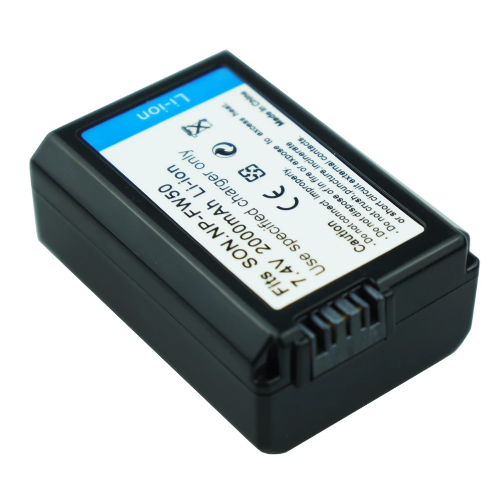 3*2000 мА/ч, NP-FW50 bateria NP FW50 NPFW50 Батарея+ LCD Dual charger для sony Alpha a6500 a6300 a7 7R a7R a7R II a7II NEX-3 NEX-5