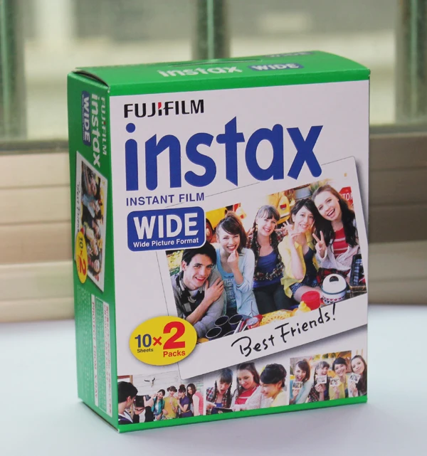 Оригинальная пленка Fujifilm Instax Instant Wide Fuji 20 белых листов для Polaroid 300 200 210 100 500AF|wide