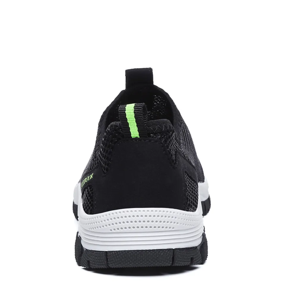 Spring autumn Shoes casual solid Hot Sale Men's Fashion Leisure Climbing shoes Men breathable mesh Running Sport Sneakers
