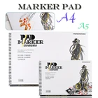 Открытый Портативный 32 листа маркер книга Студенческая раскраска дизайн тетрадь Набор для эскиза Милая книга для рисования школьные маркер Pad принадлежности