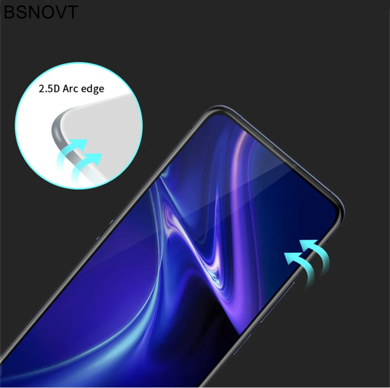 Protector de pantalla de vidrio templado para Vivo Z5x, Protector de vidrio templado para Vivo iQOO, vidrio para Vivo Z1 Pro, vidrio BSNOVT, 2 uds.-1