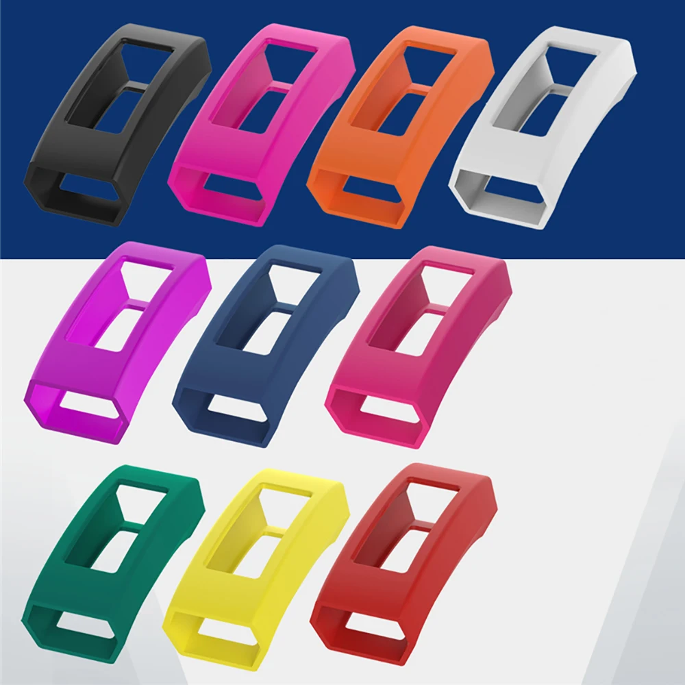 Тонкий мягкий силиконовый чехол для браслета защитный с рамкой Fitbit Alta/Alta HR