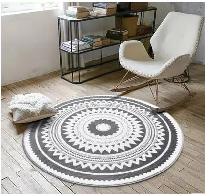 figure 1 Нордический режим ronde tapijt salontafel kamer slaapkamer woonkamer коврик tuin детский коврик компьютерный поворотный стул kussen - Цвет: figure 1
