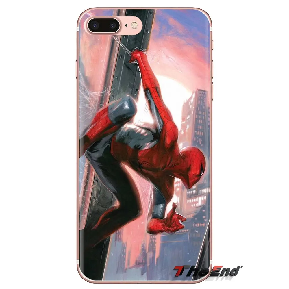 For iPod Touch Apple iPhone 4 4S 5 5S SE 5C 6 6S 7 8 X XR XS Plus MAX Soft Transparent Case Covers Spiderman Hero DC Comic Venom |