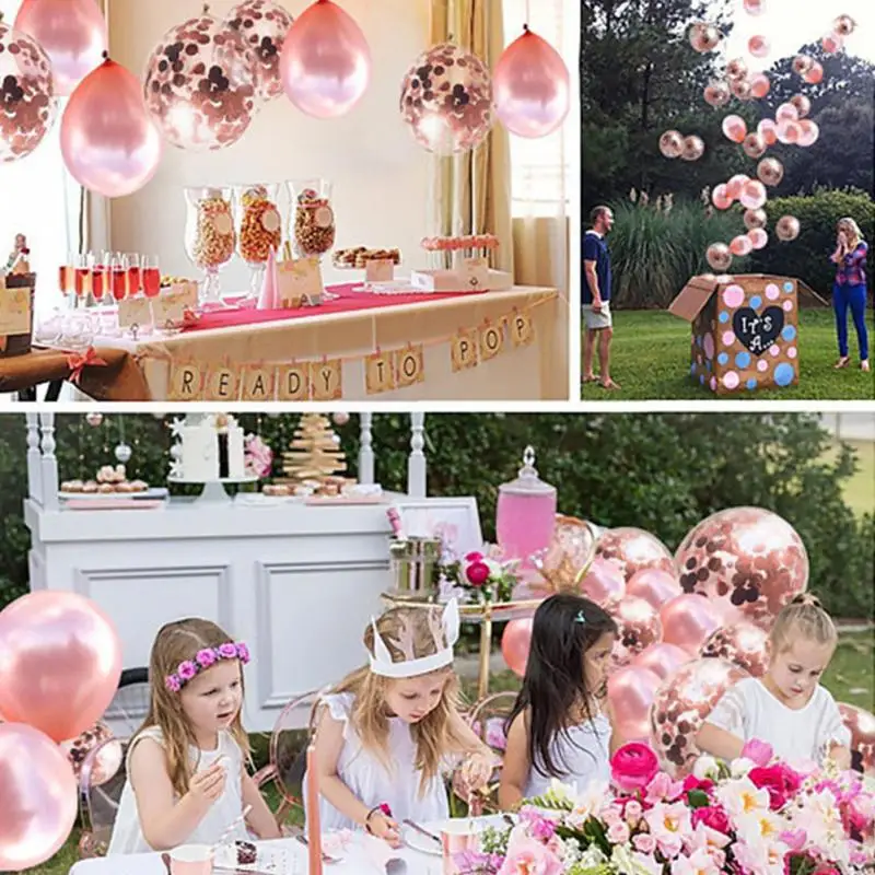 15 шт./лот 12inchLatex ConfettiBalloon надувные воздушные шары на день рождения вечерние