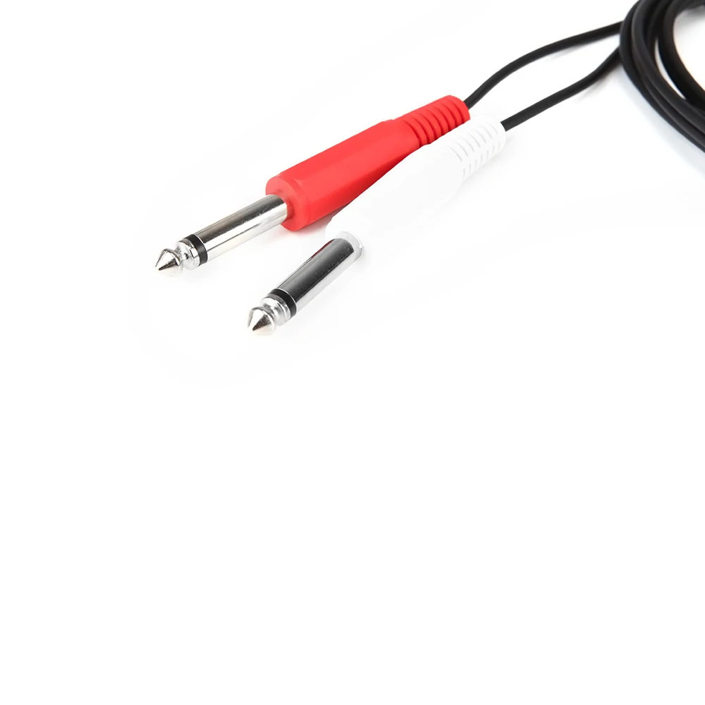 1 8 м 6 футов Twin 35 мм моно Джек Вилки до 2 RCA Phono OFC кабель аудио Dual MONO jack 3 маркировкой