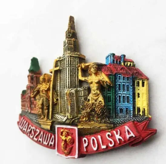 Дворец культуры и науки Warsaw Poland 3D магниты на холодильник сувениры для путешествий домашнее украшение на холодильник магнит