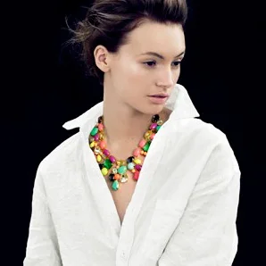 Цветное Радужное ожерелье с имитацией драгоценных камней богемное женское