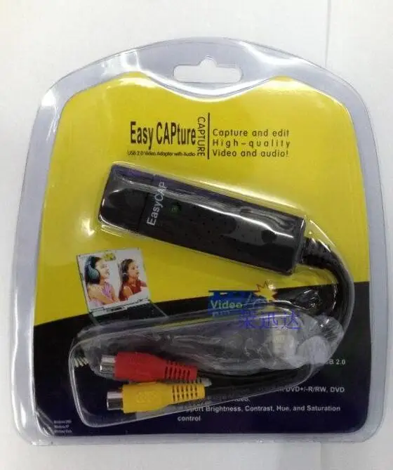 

USB 2.0 Easycap vhs tv dvd DVR Video Capture Adapter for AV transmitter FPV QAV