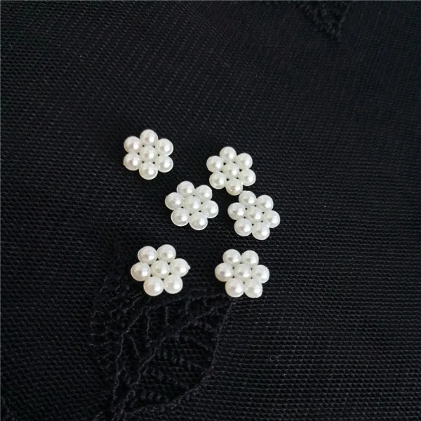 New 2/4/6/8mm ABS Imitation Pearl Bow Pentagram Peach Heart Flower DIY Accessories Cheap Wholsale Flat Bottom Patch | Украшения и