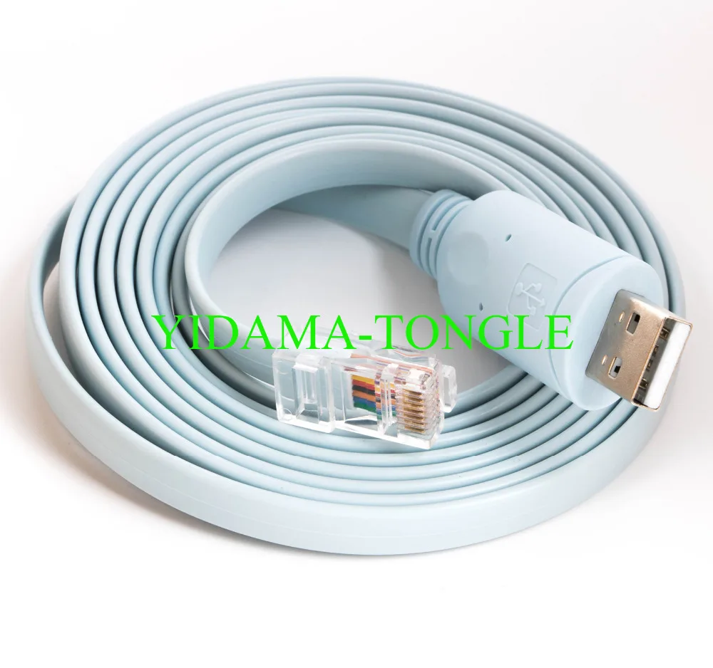 Последовательный кабель USB к RJ45 RS232 чипсет FTDI консоль роутера для Cisco/Huawei |