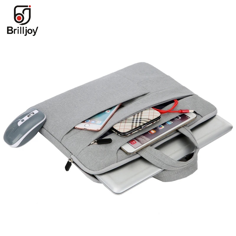 Brilljoy Ultra-thin Handbag for Dell Asus Lenovo HP Acer Computer Laptop bag briefcase11 12 13 14 15inch for Macbook Air Pro bag