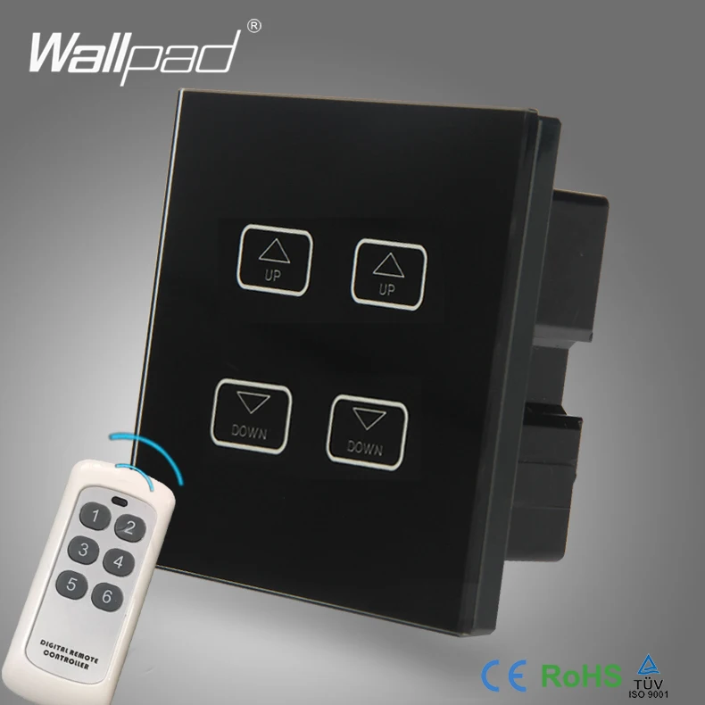 Дистанционный диммер 4 комплекта черный стеклянный переключатель светодиодный