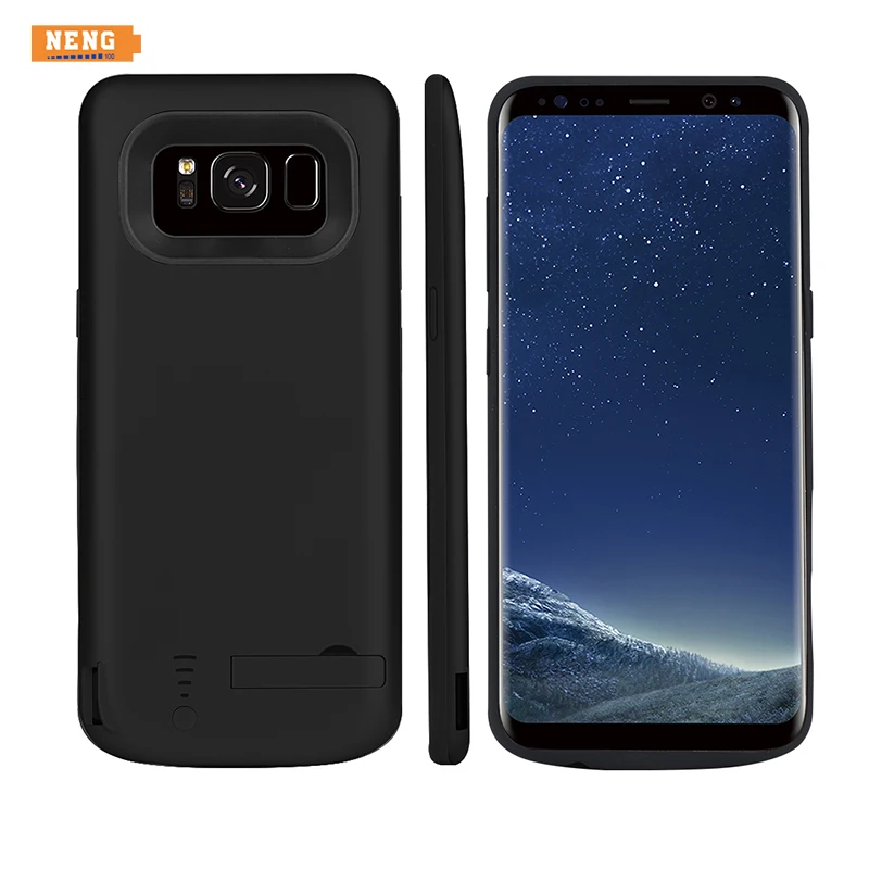 Нэн для Galaxy S8 S9 5000 мАч новый внешний аккумулятор запасного питания со стендом (5 8