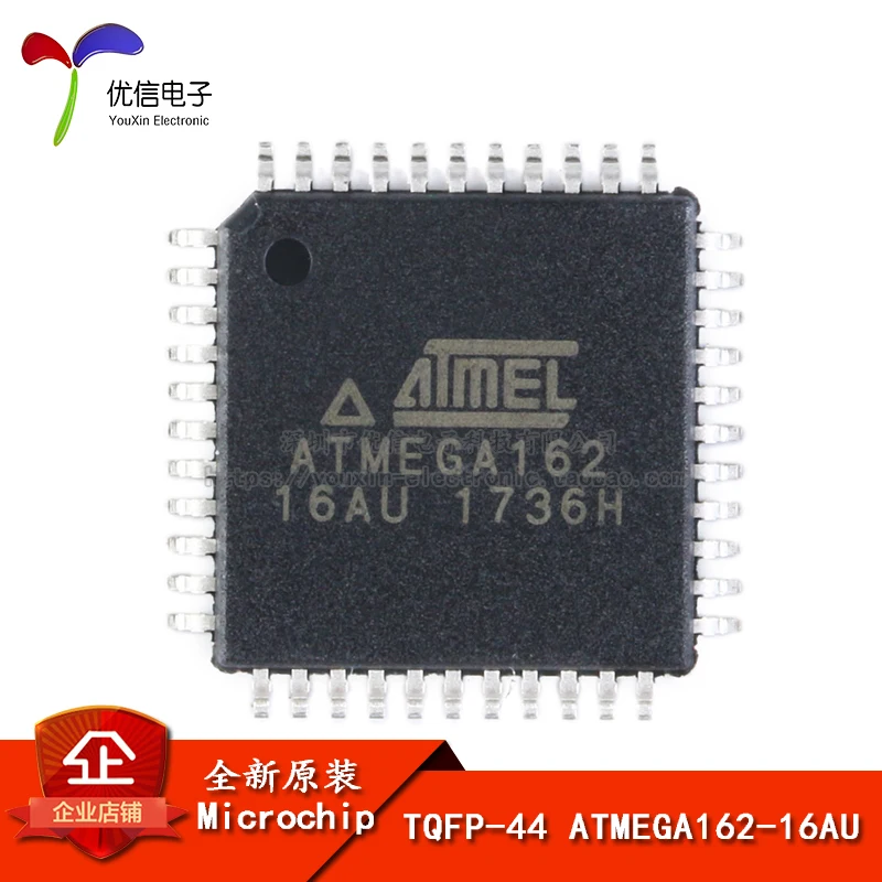 

Patch ATMEGA162-16AU chip 8 bit microcontroller 16K flash memory TQFP-44