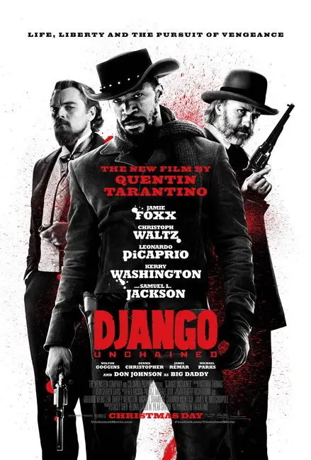 085 Django Unchained - 2012 Американский Вестерн фильм 24 &quotx 36&quot плакат | Дом и сад