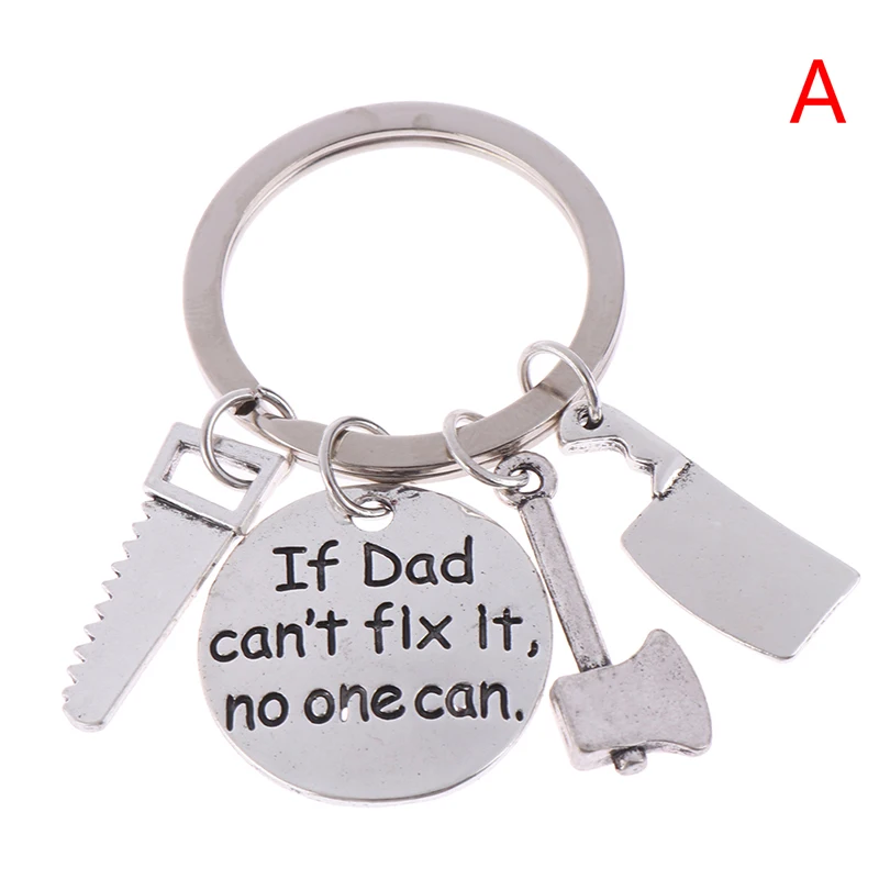 1 шт., модный брелок, ручные инструменты, брелок с надписью Daddy, подарок на день отца, отца, брелок, ручные инструменты, сумка, подвеска, вечерние подарки