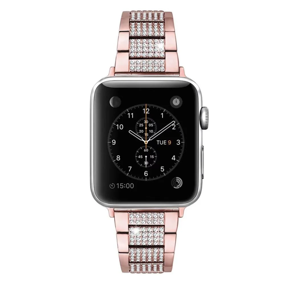 Браслет из нержавеющей стали с застежкой-бабочкой для Apple Watch 38/40/42/44 мм iwatch 5/4/3/2/1 |