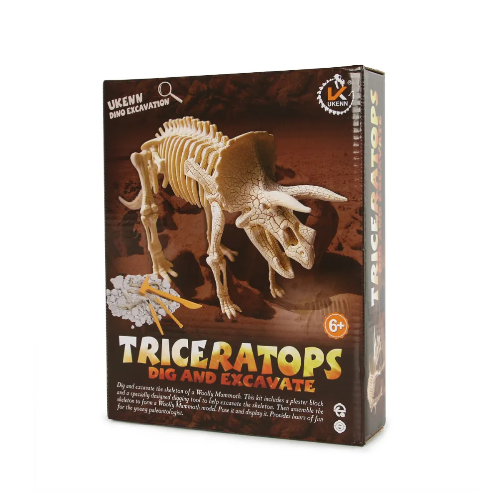 UKEN скелеты динозавров копать It Out Наборы игрушки в виде ископаемых животных 3D головоломки археологических игрушки т-Рекс Динозавр