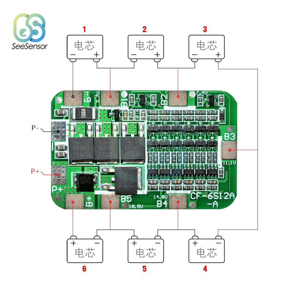 1S 2.5A 2S 3A 3S 20A 4S 30A 5S 15A литий-ионный аккумулятор 18650 зарядное устройство PCB плата защиты BMS дрель мотор Lipo ячейка модуль