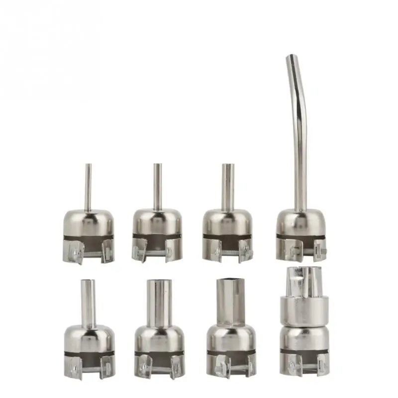 Nozzles 1 комплект 8858-I 110 V/220 V 650 W светодиодный цифровой дисплей Регулируемый Электрический пистолет горячего воздуха - Цвет: Nozzles