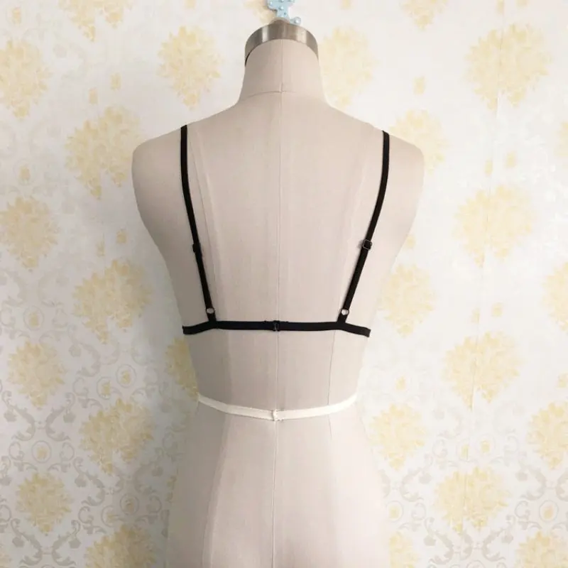 

Summer Fashion Sexy Lace Bra Floral Wire Bra Bustier Sheer Top Seamless Transparent Cup Wireless Bras Y9