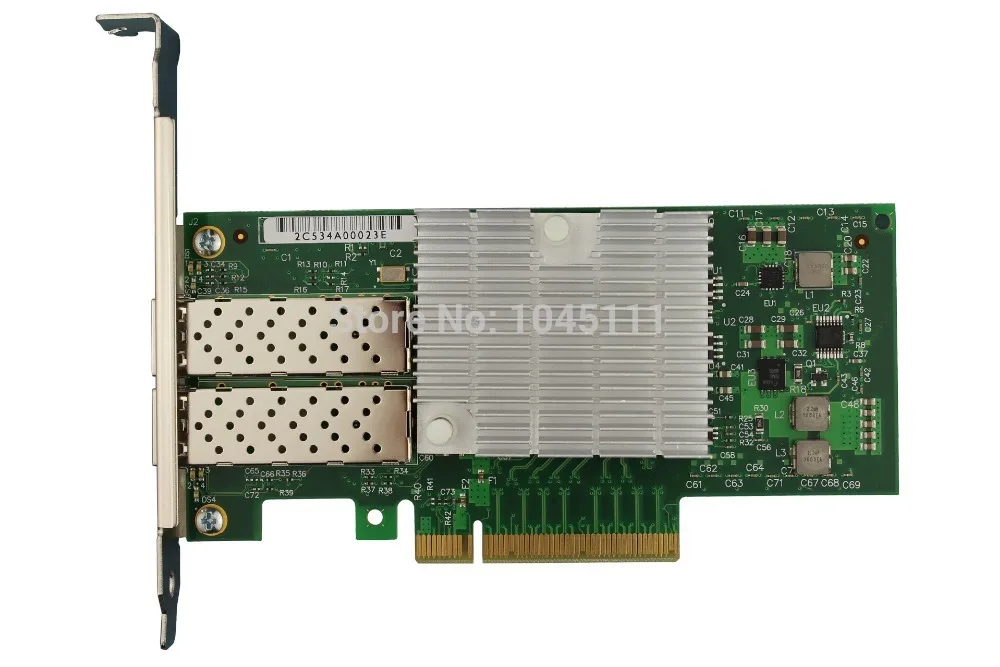 Сетевой адаптер Winyao E10G82599AF PCI E 10000 Мбит/с IntelJL82599ES X520|ethernet network adapter|dual portnic card |
