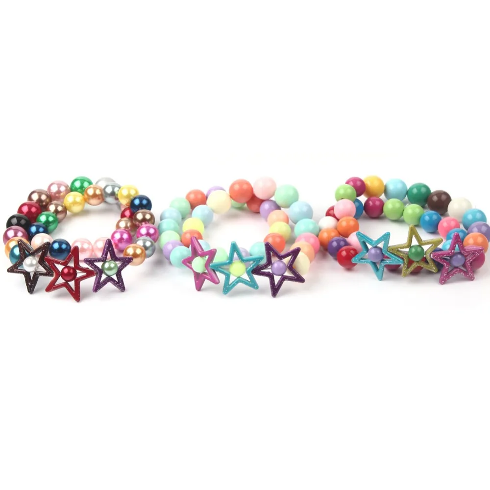 3 шт. жемчужное короткое ожерелье с изображением троллей украшение в виде звезды