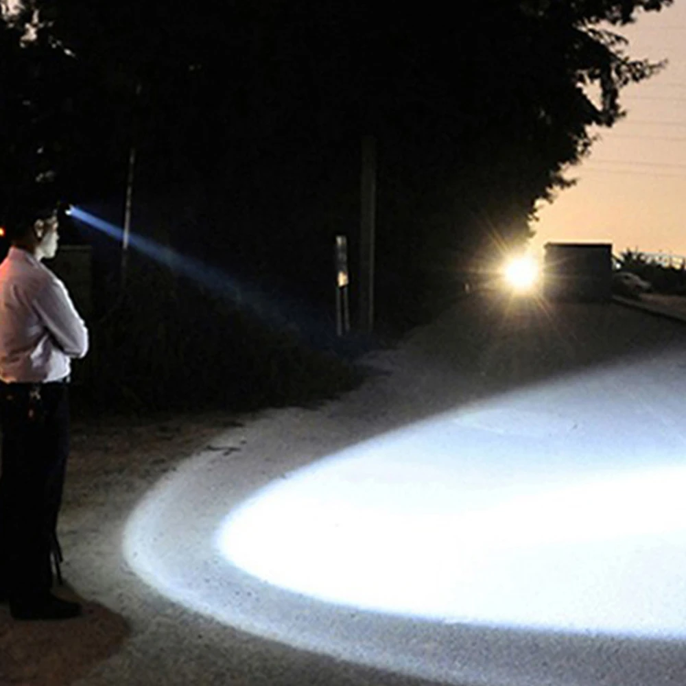 ИК Сенсор фар индукции Micro USB Глава фонарик фронтальные светодио дный CREE XML T6 L2